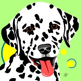 Dalmatian Dog Poster