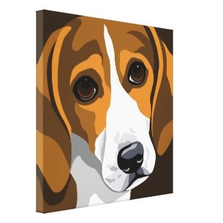dog canvas art